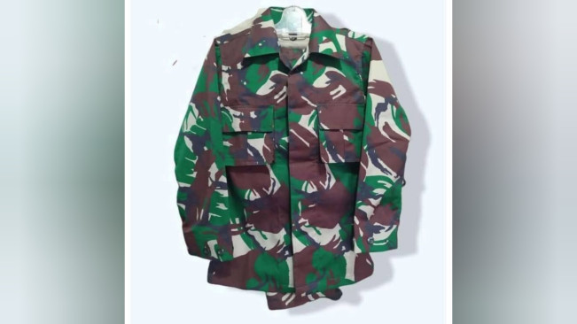 Seragam TNI loreng Malvinas. [Istimewa]